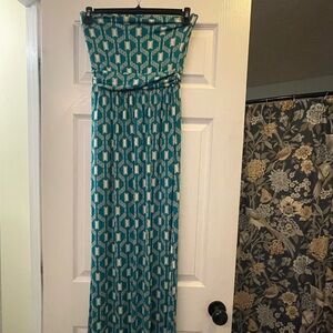 Strapless Summer Maxi Dress